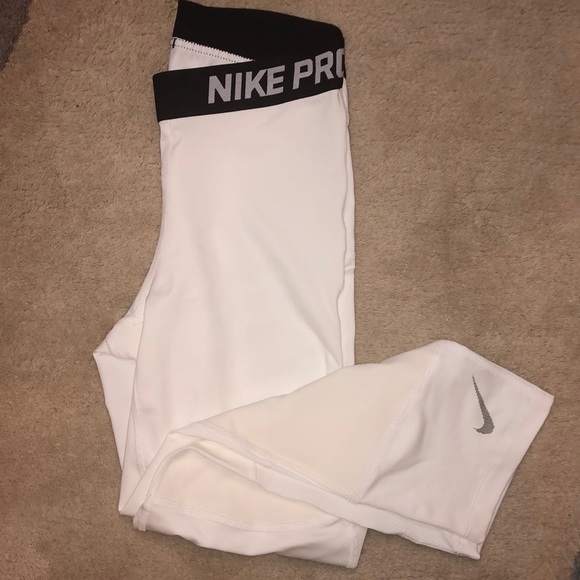 Nike Pants - Nike white leggings
